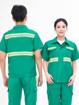 加反光條工作服定制，長袖短袖工作服定制